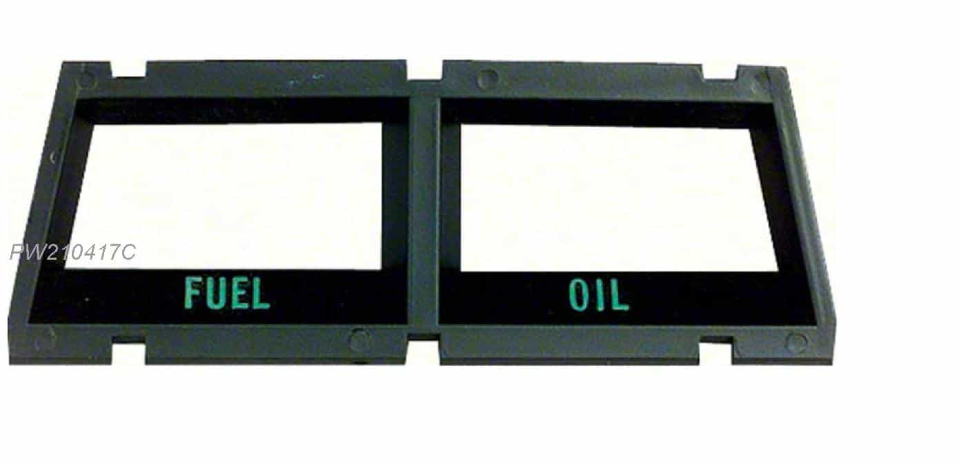 Console Gauge Bezel - Fuel / Oil